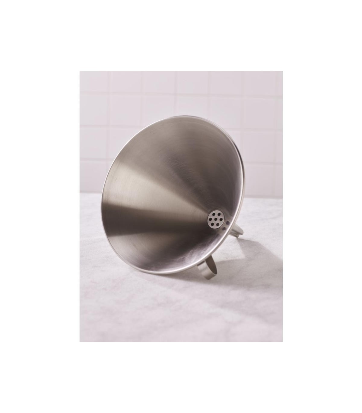 Entonnoir ovale 14x9.5 cm avec filtre - BIRCHMEIER